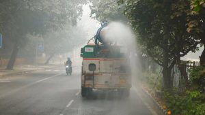 Plain Water vs. Eco-Friendly Dust Suppressants: Improving the Air Quality Index of the City